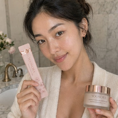 YOONORA Jelly and Overnight Mask creator routine photo