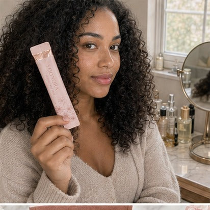 Creator holding YOONORA Collagen Jelly Stick